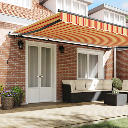 Tenda Retrattile Giallo e Arancione 500 × 350 cm | homemem39