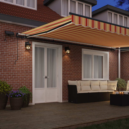 Tenda retrattile Giallo e Arancione 500 × 350 cm