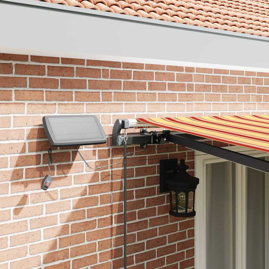 Tenda Retrattile giallo e arancione 500 ×350 cm Tessuto - homemem39