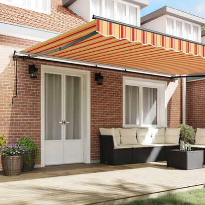 Tenda Retrattile Giallo e Arancione 500 × 350 cm | homemem39