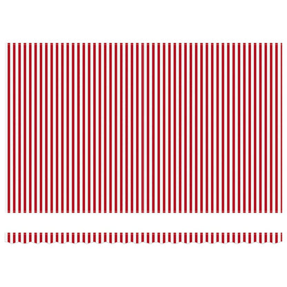 Tenda Retrattile Rosso e Bianco 500 × 350 cm | homemem39