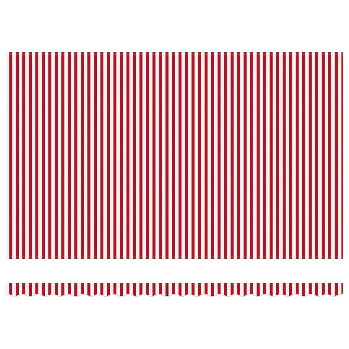 Tenda Retrattile Rosso e bianco 500 ×350 cm Tessuto | homemem39