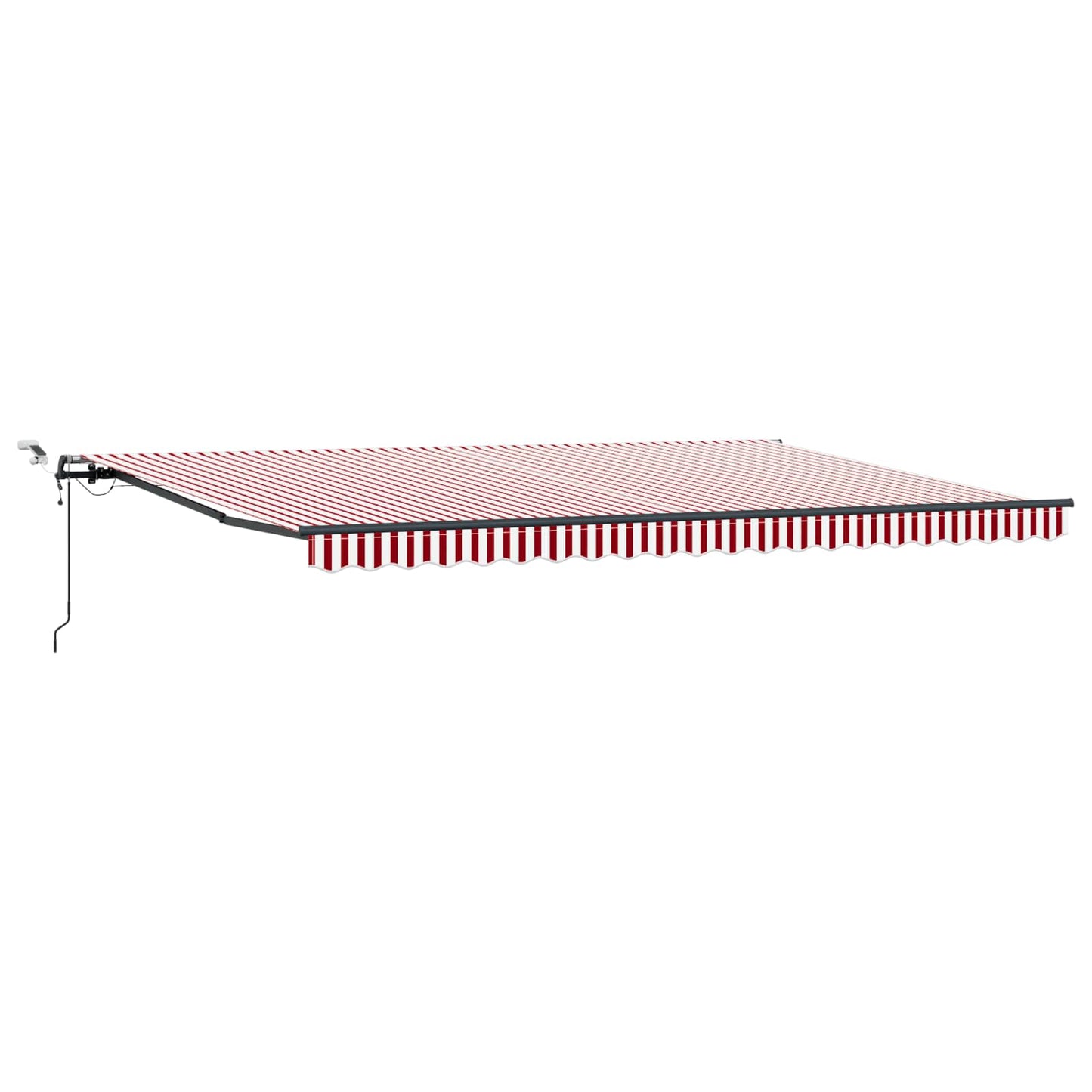 Tessuto per Tenda Rosso e Bianco 500 × 350 cm Poliestere | homemem39