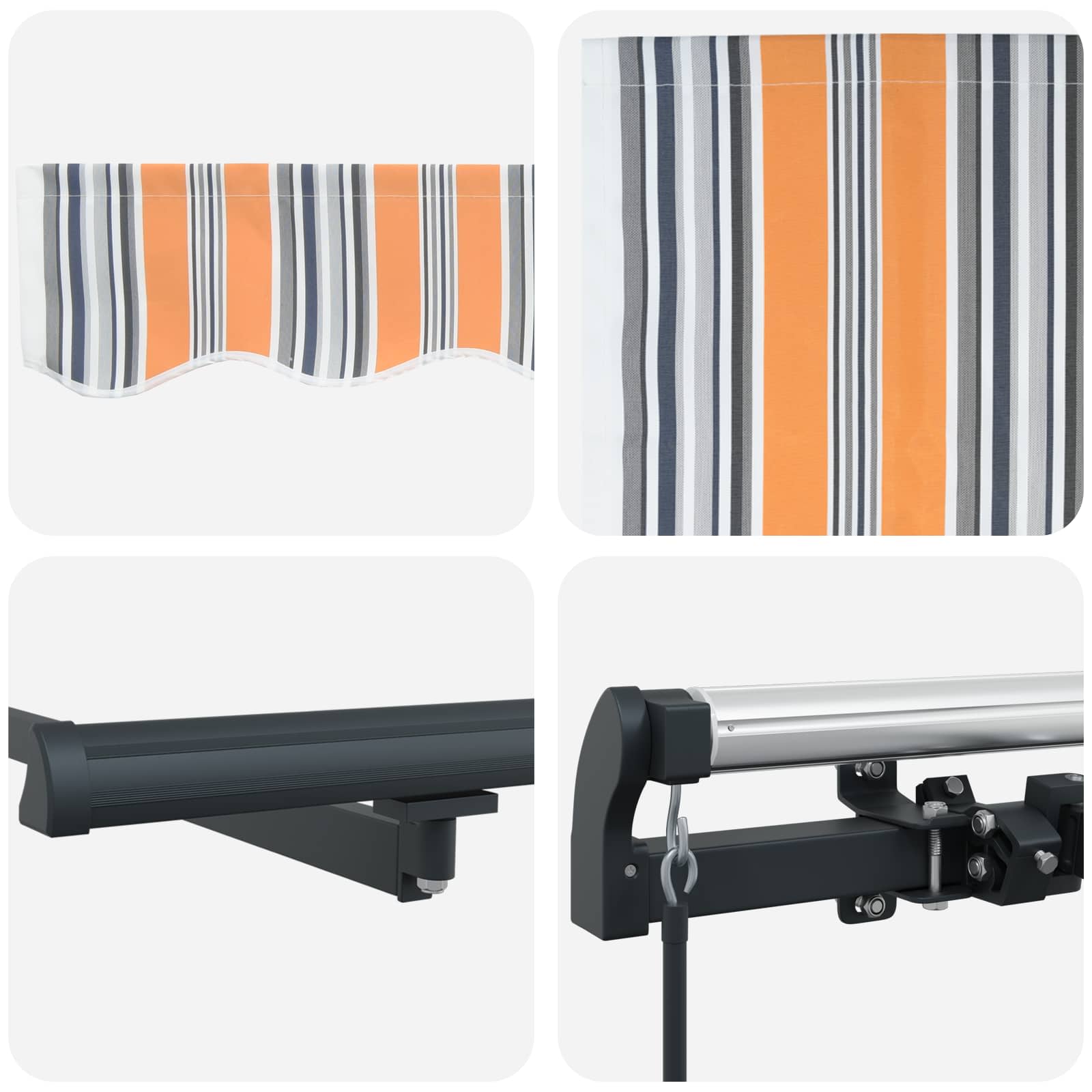 Tenda retrattile Multicolore 500 × 350 cm | homemem39