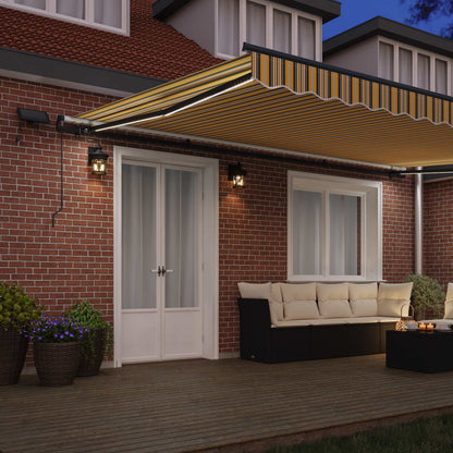 Tenda retrattile Multicolore 500 × 350 cm Tessuto e Alluminio | homemem39