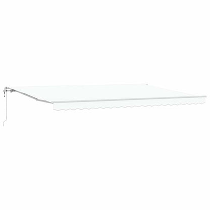 Tettuccio Elettrico Retrattile Bianco 500 × 350 cm | homemem39