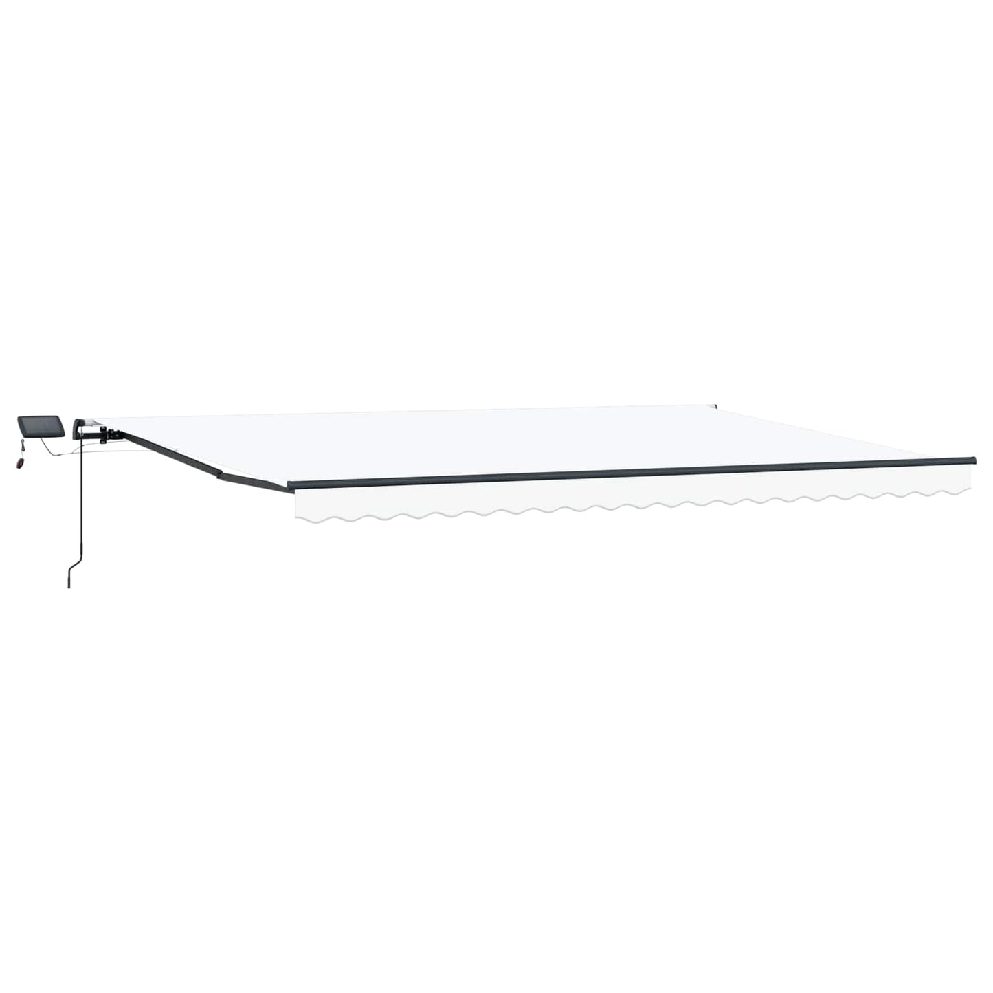 Tenda Retrattile Bianco 500 ×350 cm Tessuto | homemem39