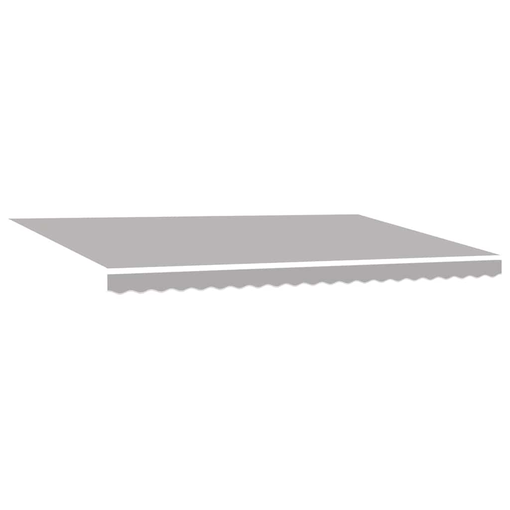 Tenda retrattile Grigio Chiaro 500 × 350 cm Tessuto e Alluminio | homemem39
