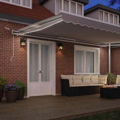 Tenda retrattile Grigio Chiaro 500 × 350 cm Poliestere | homemem39