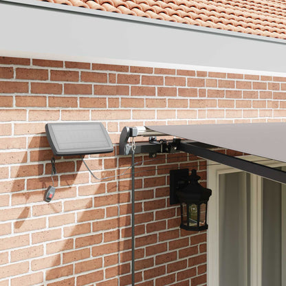 Tenda retrattile Grigio Chiaro 500 × 350 cm Tessuto e Alluminio | homemem39