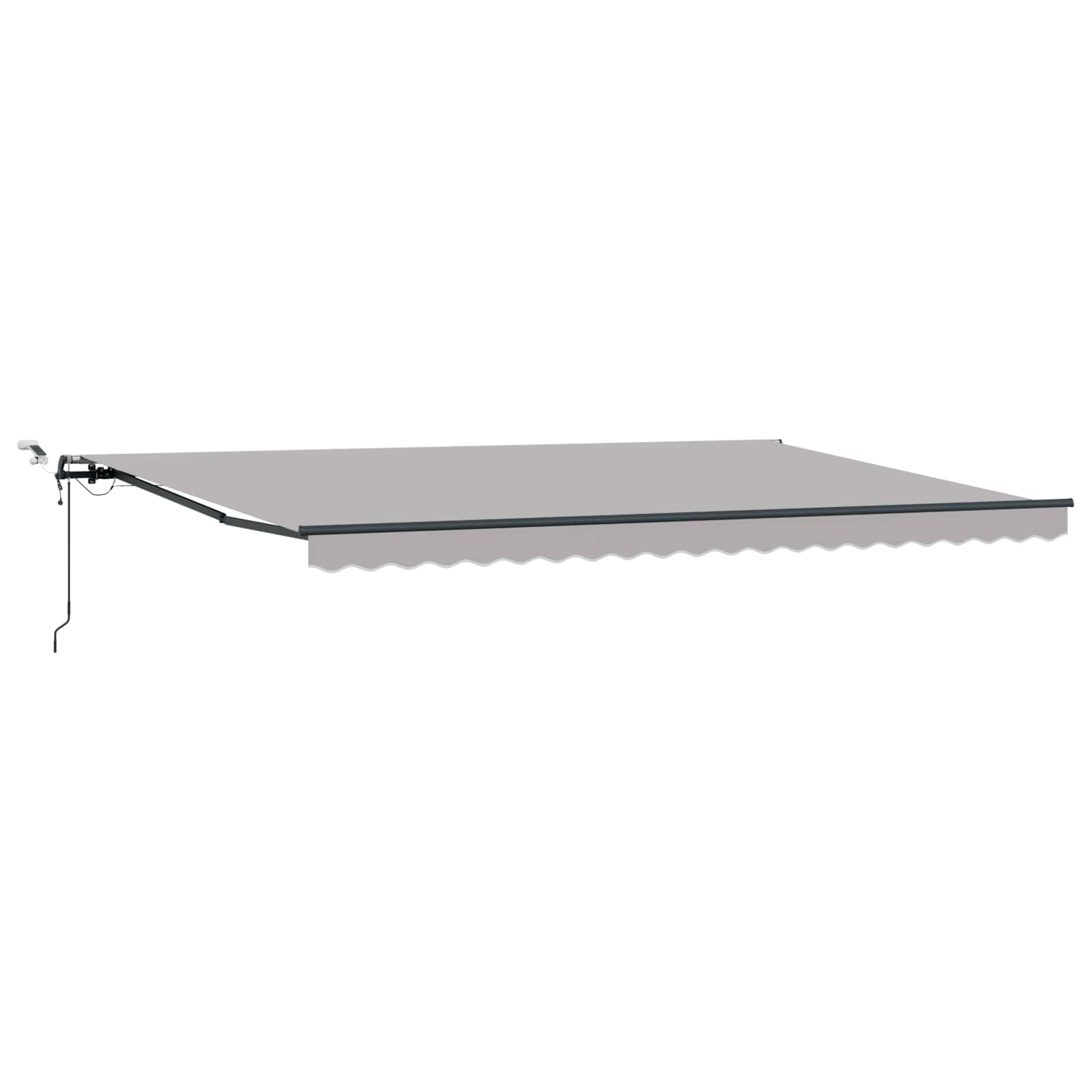 Tenda retrattile Grigio Chiaro 500 × 350 cm Poliestere | homemem39