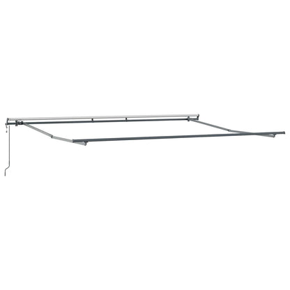 Tenda Retrattile Verde e Bianco 500 × 350 cm | homemem39