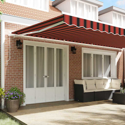 Tenda retrattile Arancione e Marrone 600 × 300 cm