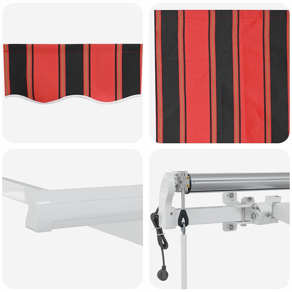 Tenda Retrattile 600 × 300 cm arancione e marrone - homemem39