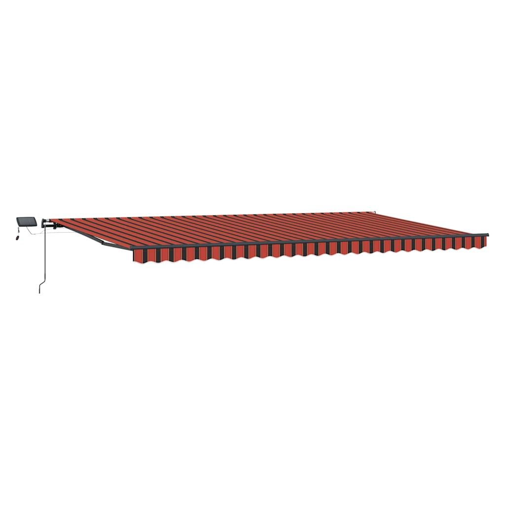 Tenda Retrattile arancione e marrone 600 ×300 cm Tessuto - homemem39