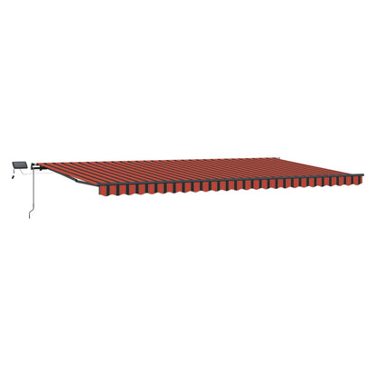Tenda Retrattile arancione e marrone 600 ×300 cm Tessuto | homemem39