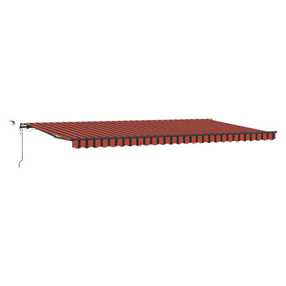 Tessuto per Tenda arancione e marrone 600 × 300 cm Poliestere | homemem39