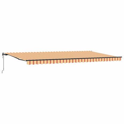 Tenda Retrattile giallo e arancione 600 ×300 cm Tessuto - homemem39