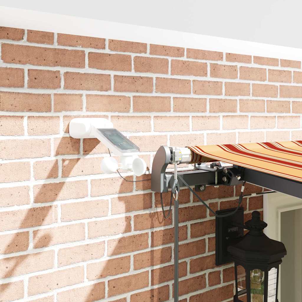 Tenda Retrattile con giallo e arancione 600 × 300 cm Tessuto - homemem39