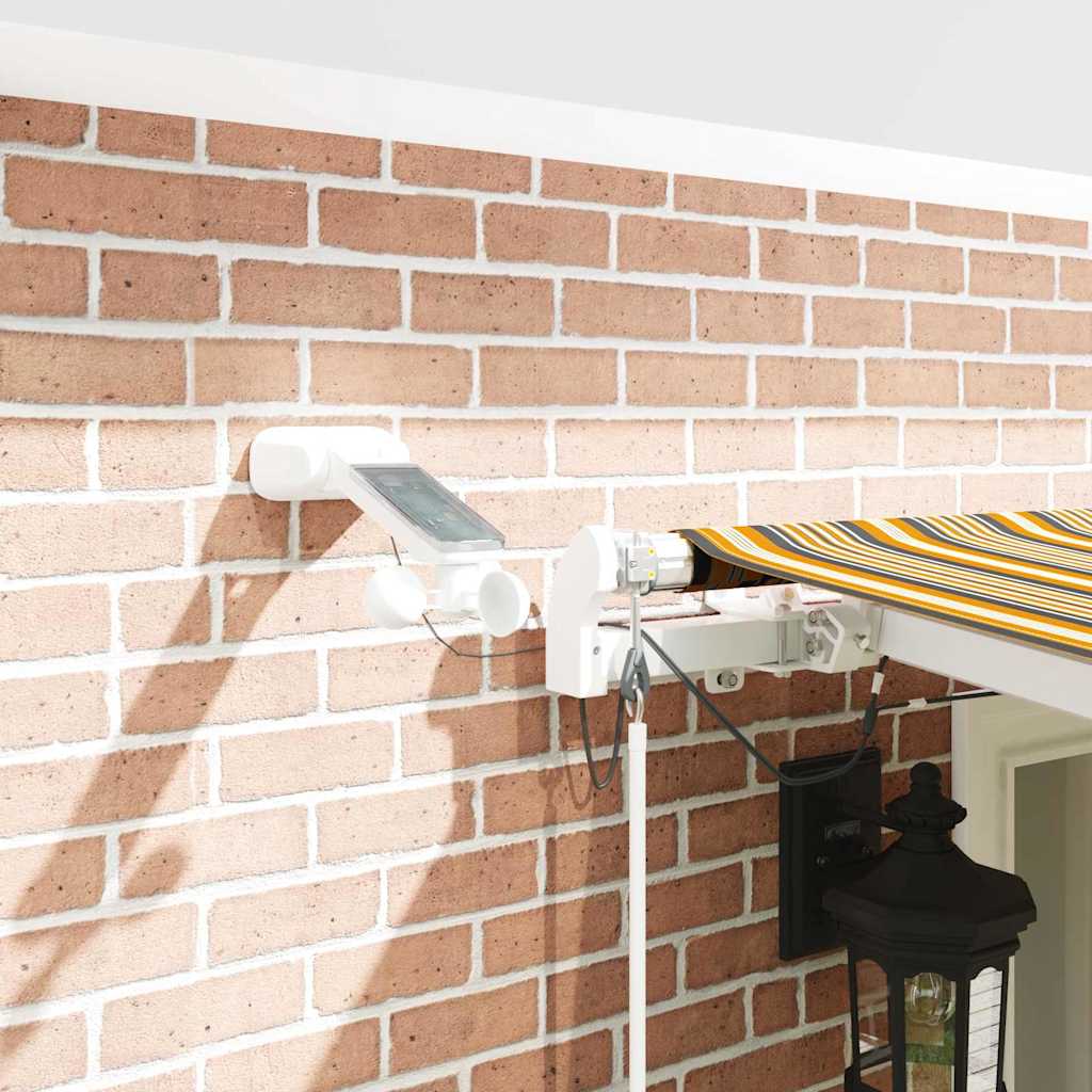 Tenda Retrattile Multicolore 600 × 300 cm Tessuto e Metallo - homemem39