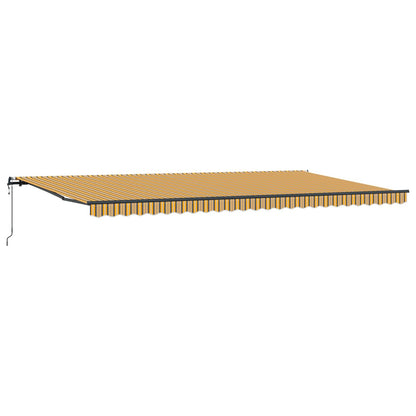 Tenda Retrattile Multicolore 600 × 300 cm Tessuto e Alluminio