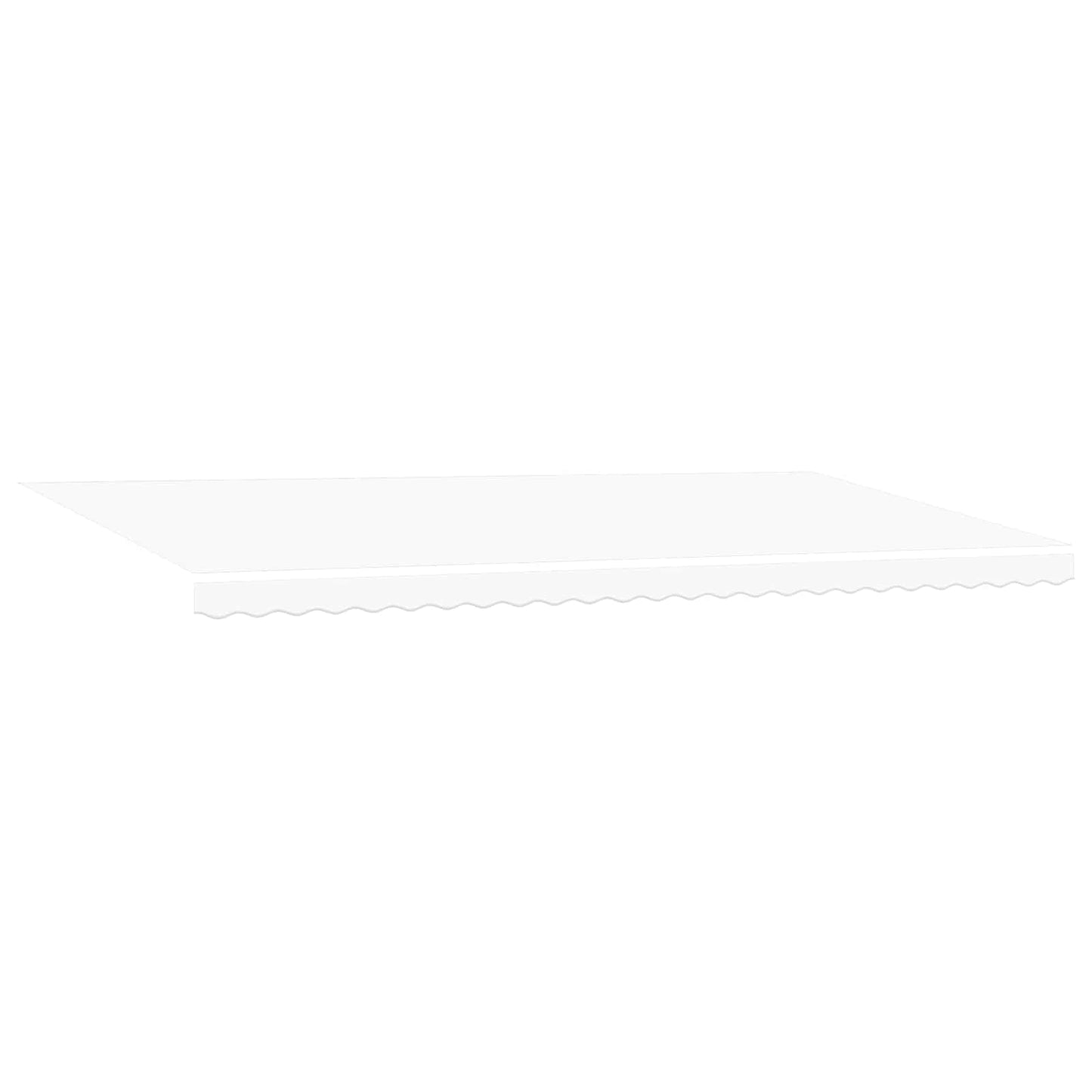 Tenda retrattile Bianco 600 × 300 cm Tessuto e Alluminio | homemem39