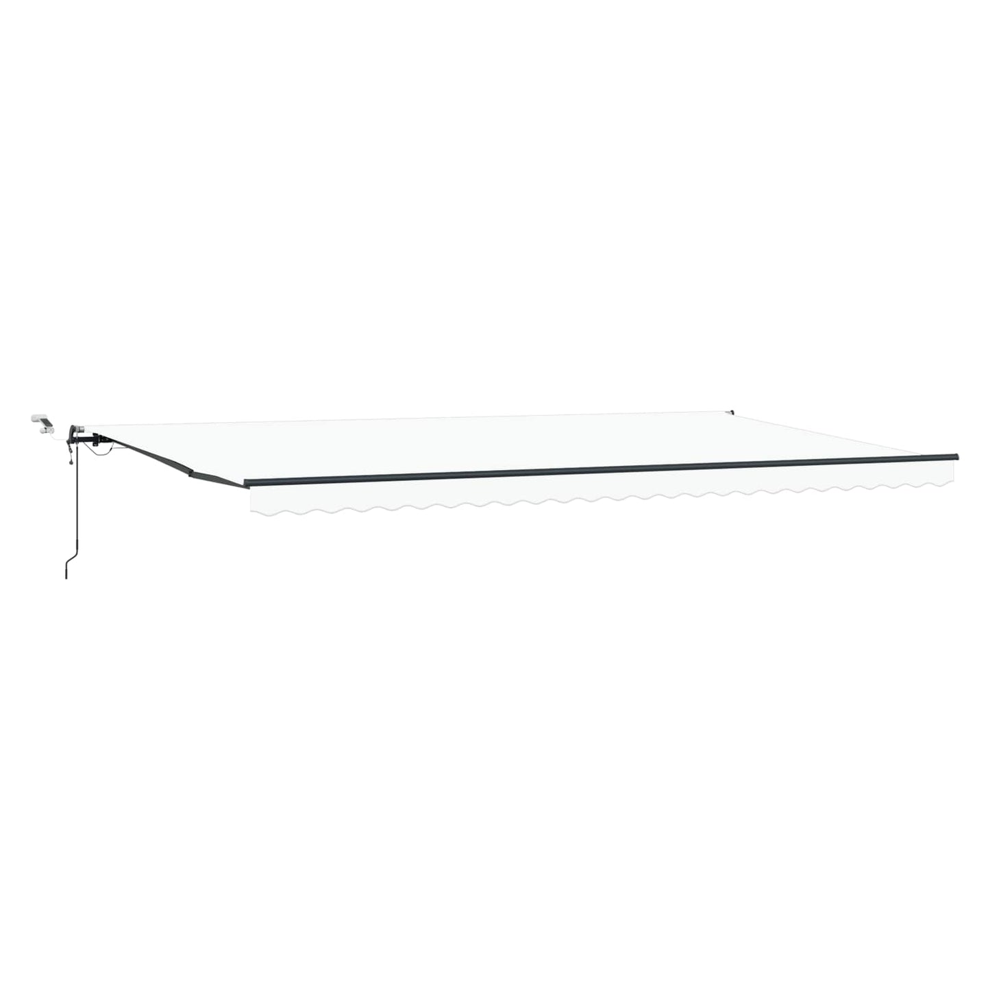 Tenda retrattile Bianco 600 × 300 cm Poliestere | homemem39