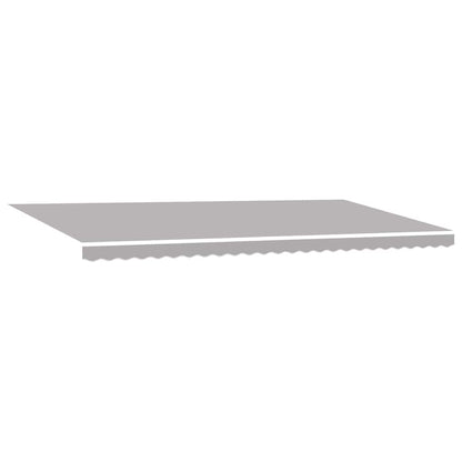 Tenda retrattile Grigio Chiaro 600 × 300 cm Tessuto e Alluminio | homemem39