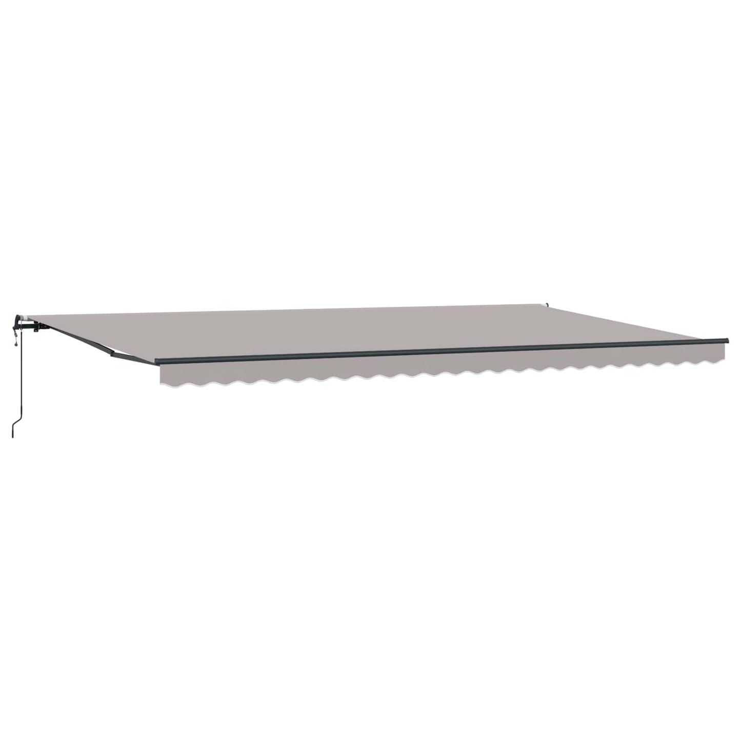 Tenda retrattile Grigio Chiaro 600 × 300 cm Tessuto e Alluminio | homemem39