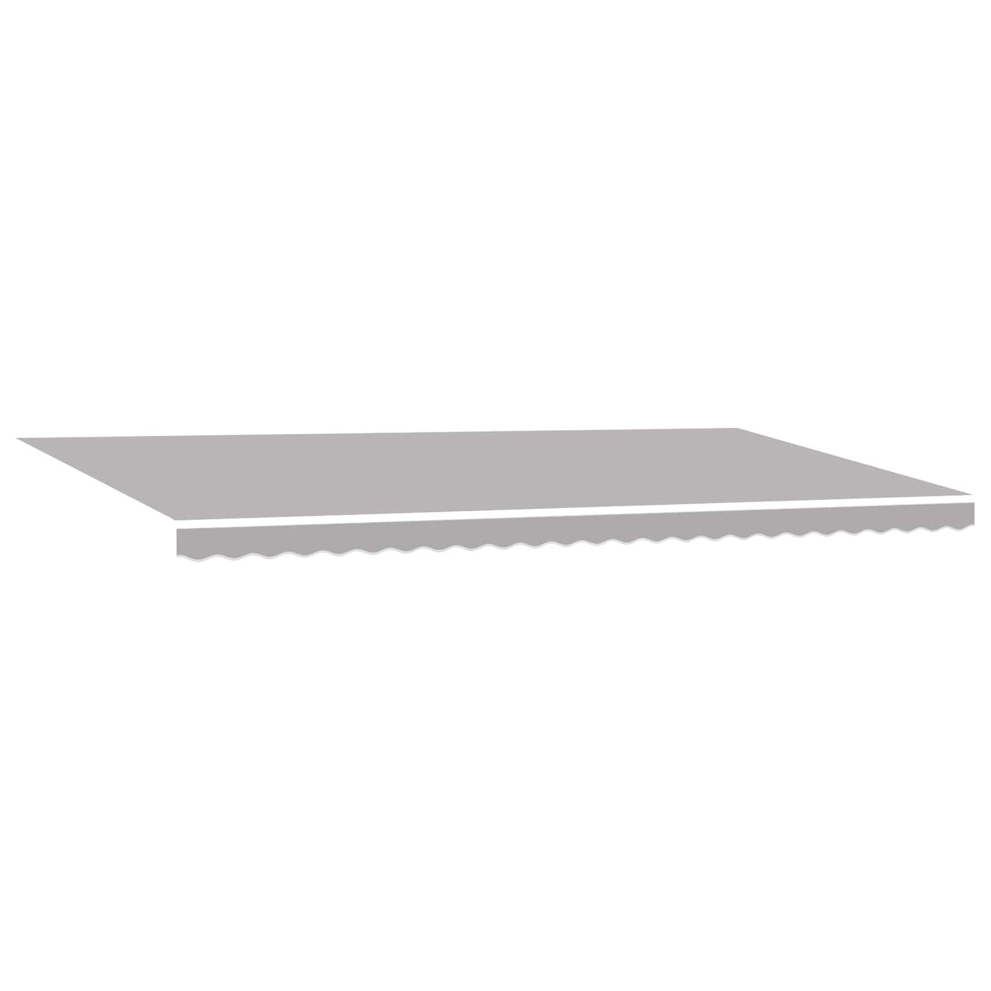 Tenda retrattile Grigio Chiaro 600 × 300 cm Tessuto e Alluminio | homemem39