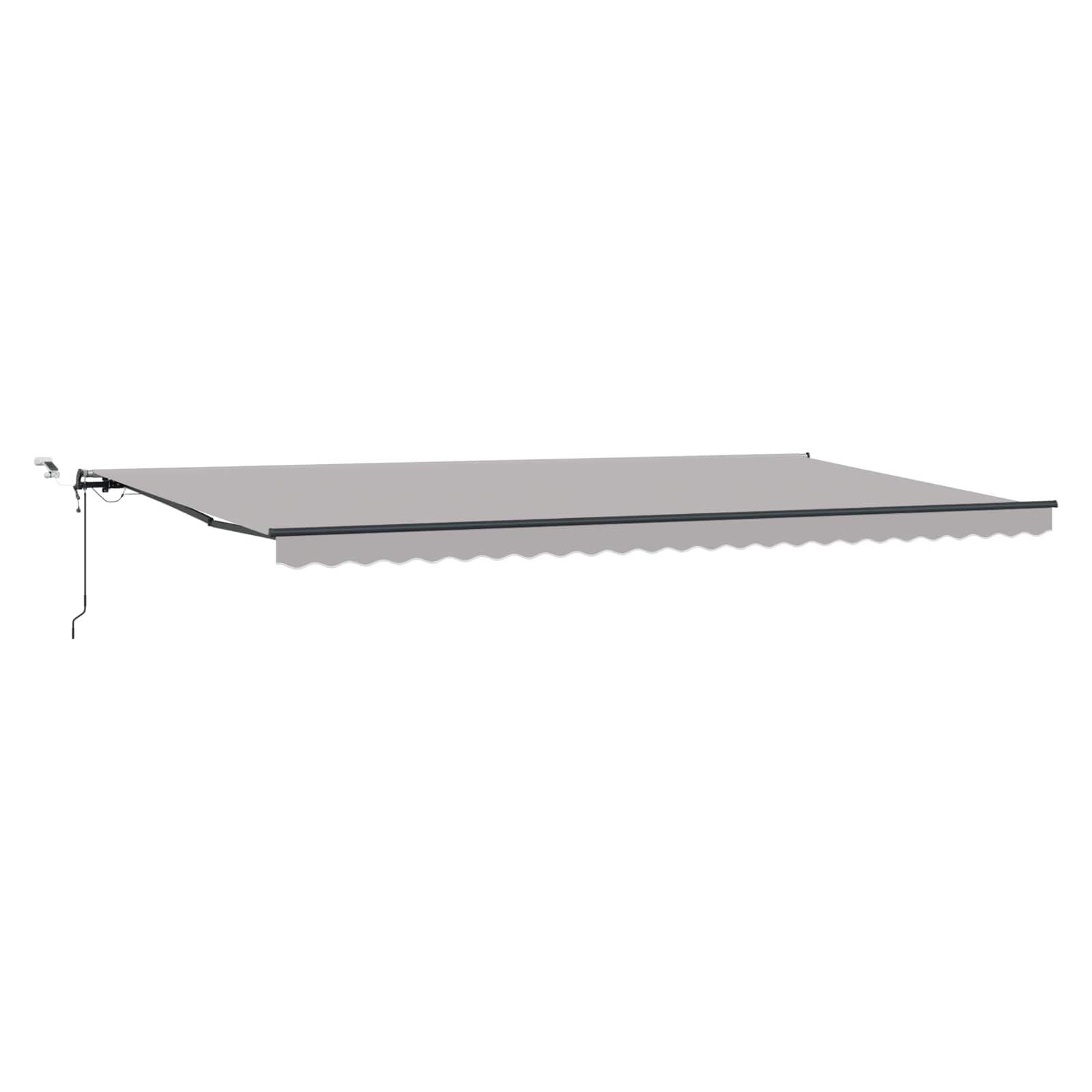 Tenda retrattile Grigio Chiaro 600 × 300 cm Poliestere | homemem39