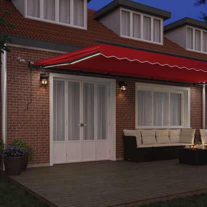 Tessuto per Tenda con Rosso 600 × 300 cm Poliestere
