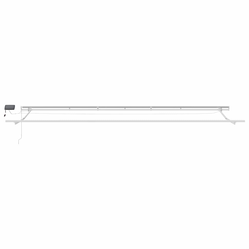 Tenda Retrattile Verde e Bianco 600 × 300 cm Tessuto e acciaio | homemem39
