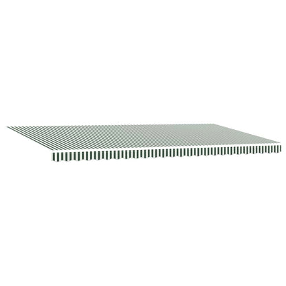 Tettuccio Elettrico Retrattile Verde e Bianco 600 × 300 cm | homemem39