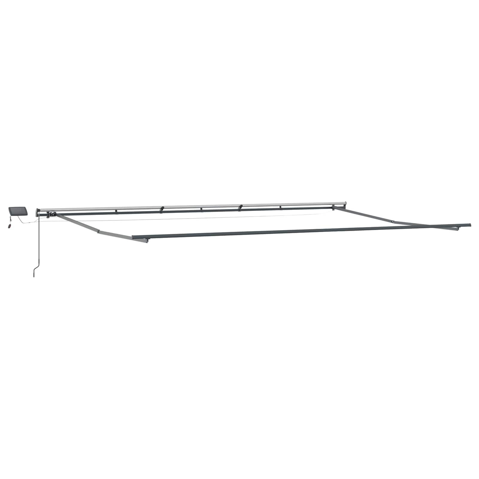 Tenda Retrattile Verde e bianco 600 ×300 cm Tessuto | homemem39