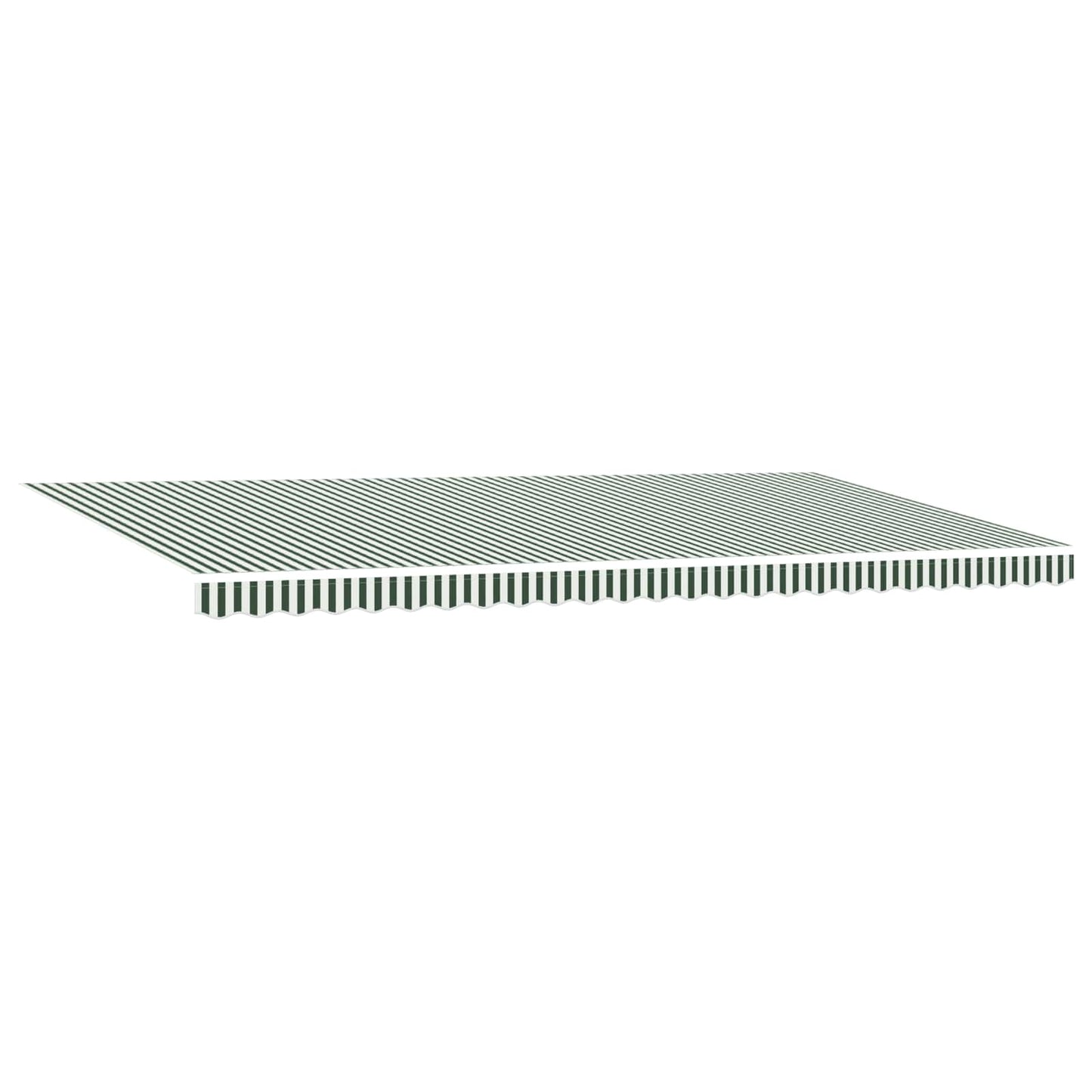 Tessuto per Tenda Verde e Bianco 600 × 300 cm Poliestere | homemem39
