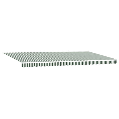 Tessuto per Tenda Verde e Bianco 600 × 300 cm Poliestere | homemem39