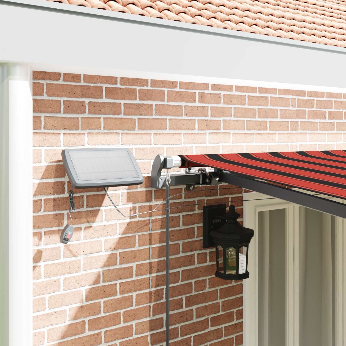 Tenda Retrattile arancione e marrone 600 ×350 cm Tessuto | homemem39