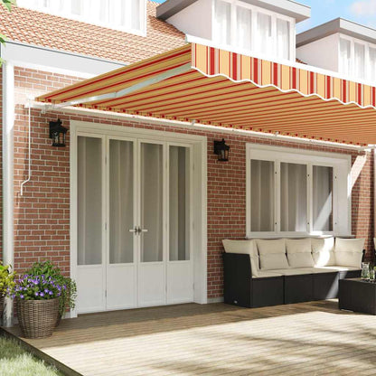 Tenda retrattile Giallo e Arancione 600 × 350 cm