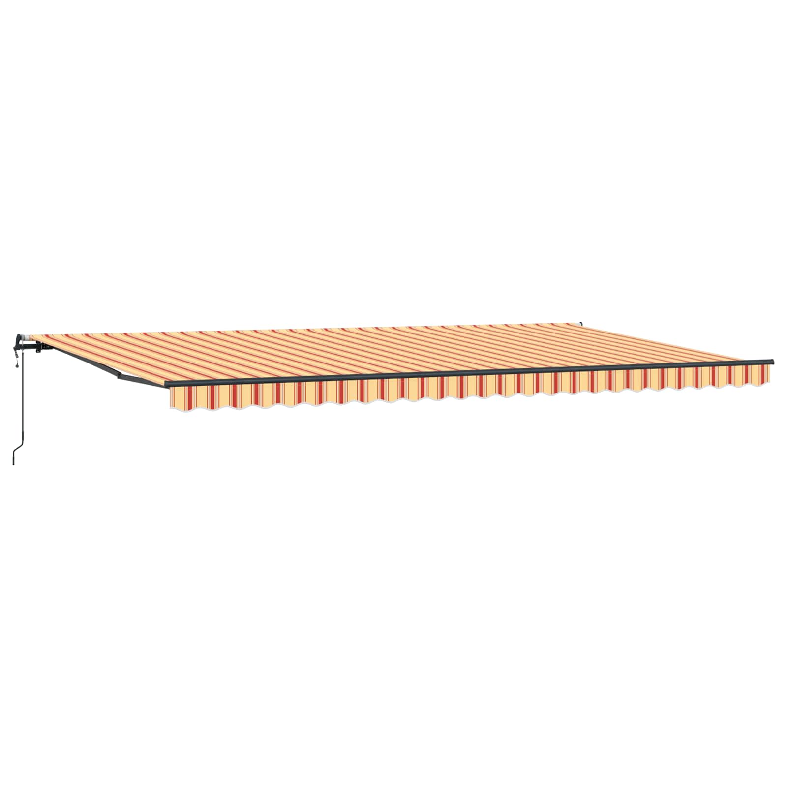 Tenda Retrattile Giallo e Arancione 600 × 350 cm | homemem39
