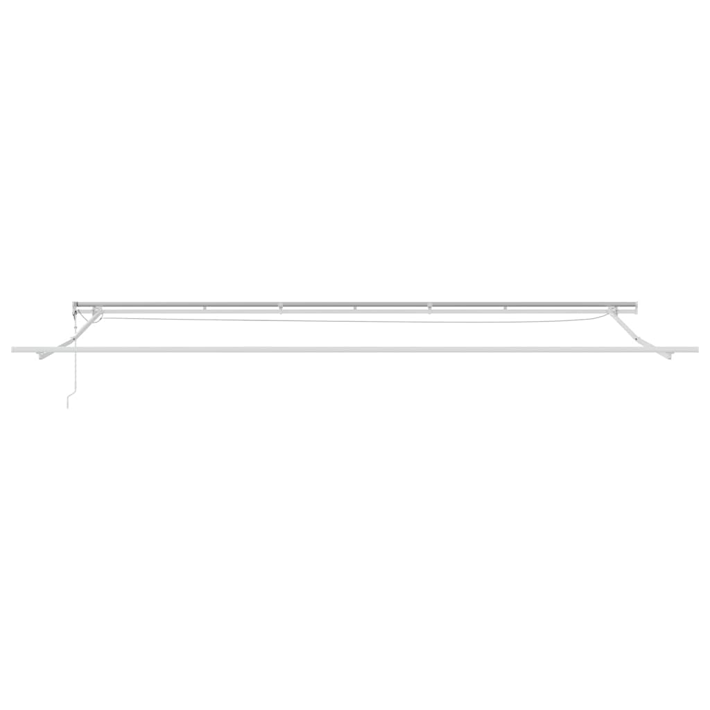 Tenda Retrattile Rosso e Bianco 600 × 350 cm | homemem39