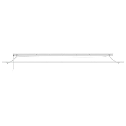Tenda Retrattile Rosso e Bianco 600 × 350 cm | homemem39
