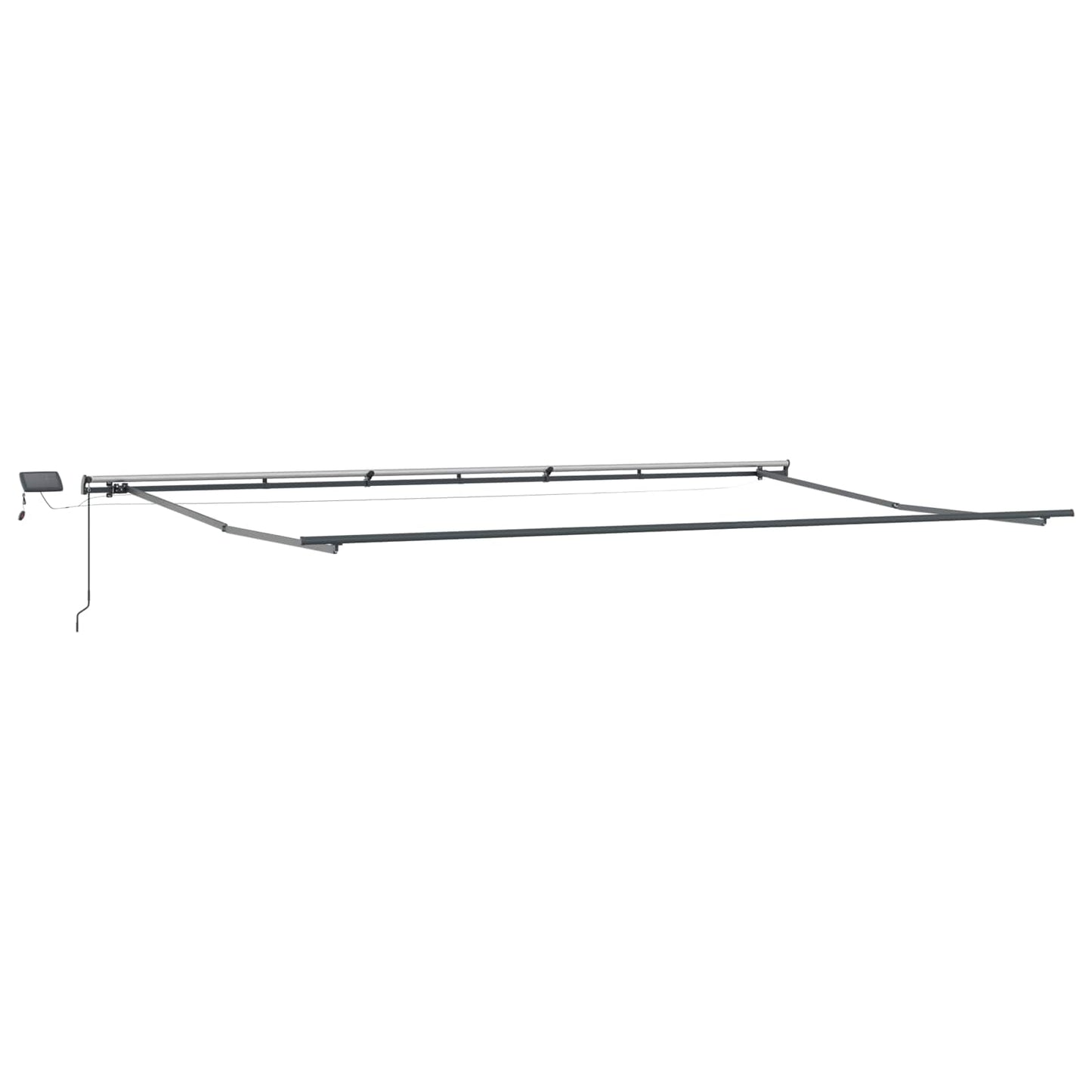 Tenda retrattile Multicolore 600 × 350 cm Tessuto e Alluminio
