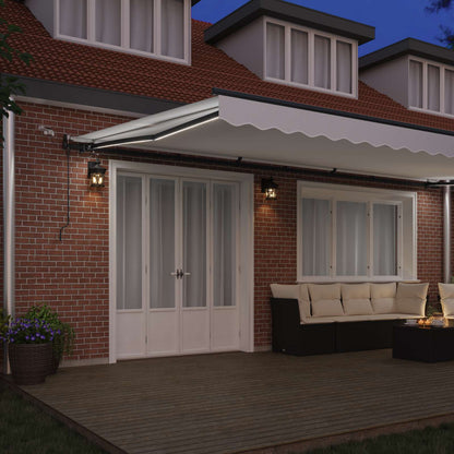 Tenda retrattile Bianco 600 × 350 cm Poliestere | homemem39