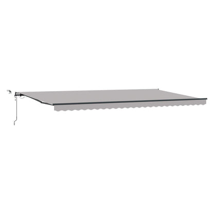 Tenda retrattile Grigio Chiaro 600 × 350 cm Poliestere | homemem39