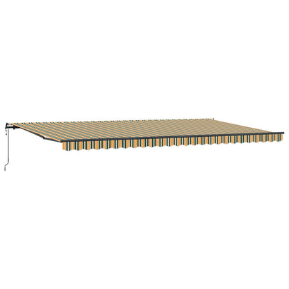 Tenda Retrattile Verde e giallo 600 × 350 cm | homemem39