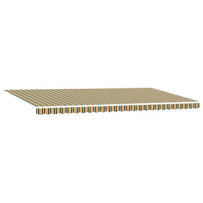 Tenda Retrattile Verde e giallo 600 × 350 cm | homemem39
