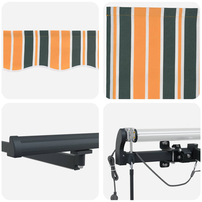 Tessuto per Tenda Verde e giallo 600 × 350 cm Poliestere | homemem39