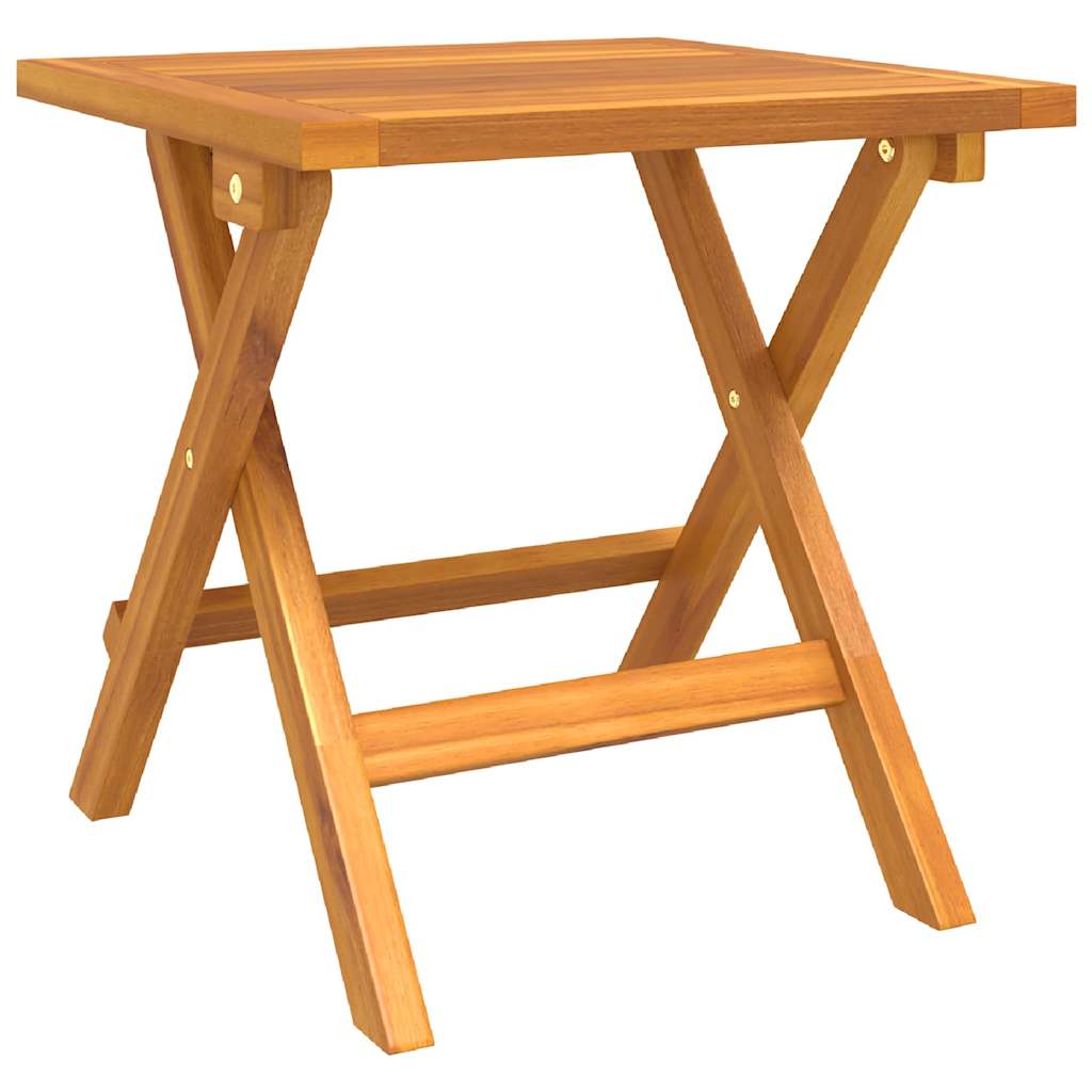 Lettino prendisole 3 pcs Marrone Legno di Acacia Massello