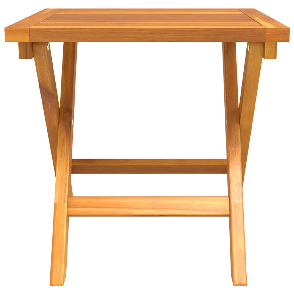 Lettino prendisole 3 pcs Marrone Legno di Acacia Massello